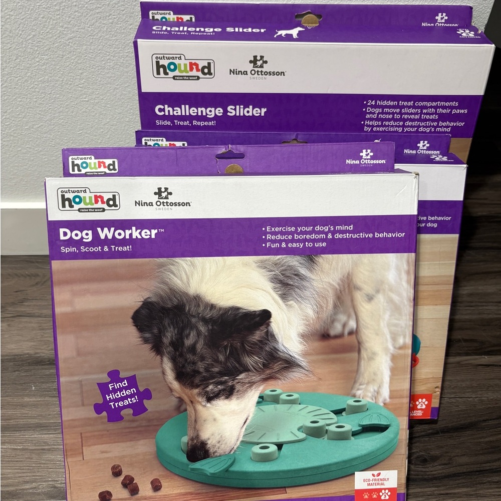 Outward Hound Puzzle Toys for Dogs (3 total)